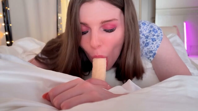 F1nn5ter BJ with Dildo so hot – Onlyfans video
