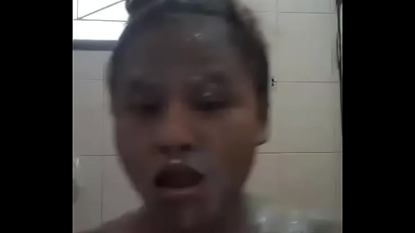 Hot Asian girl shower in bathroom